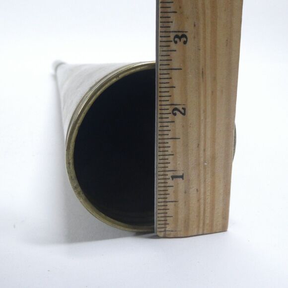 Brass Fire Hose Nozzle Vintage 13" Tall Conical Horn Shaped - Picture 8 of 10